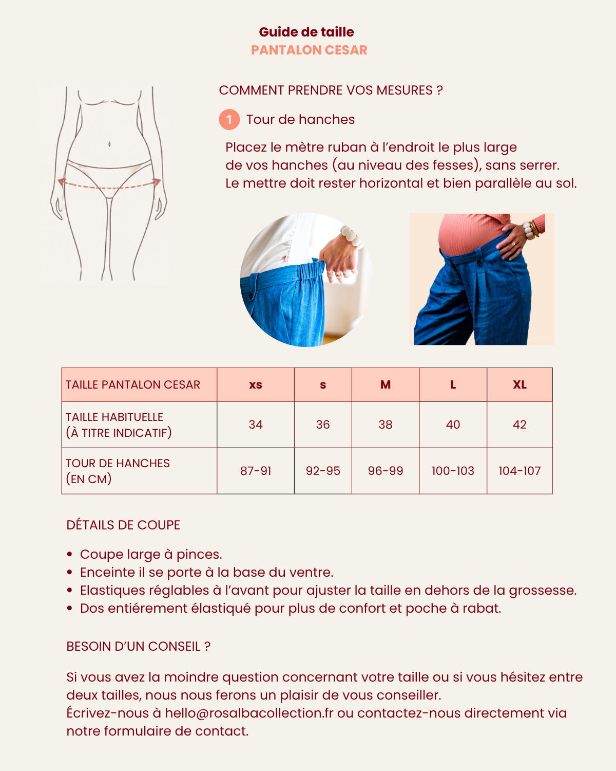 Pantalon César - Blue Denim – Image 9