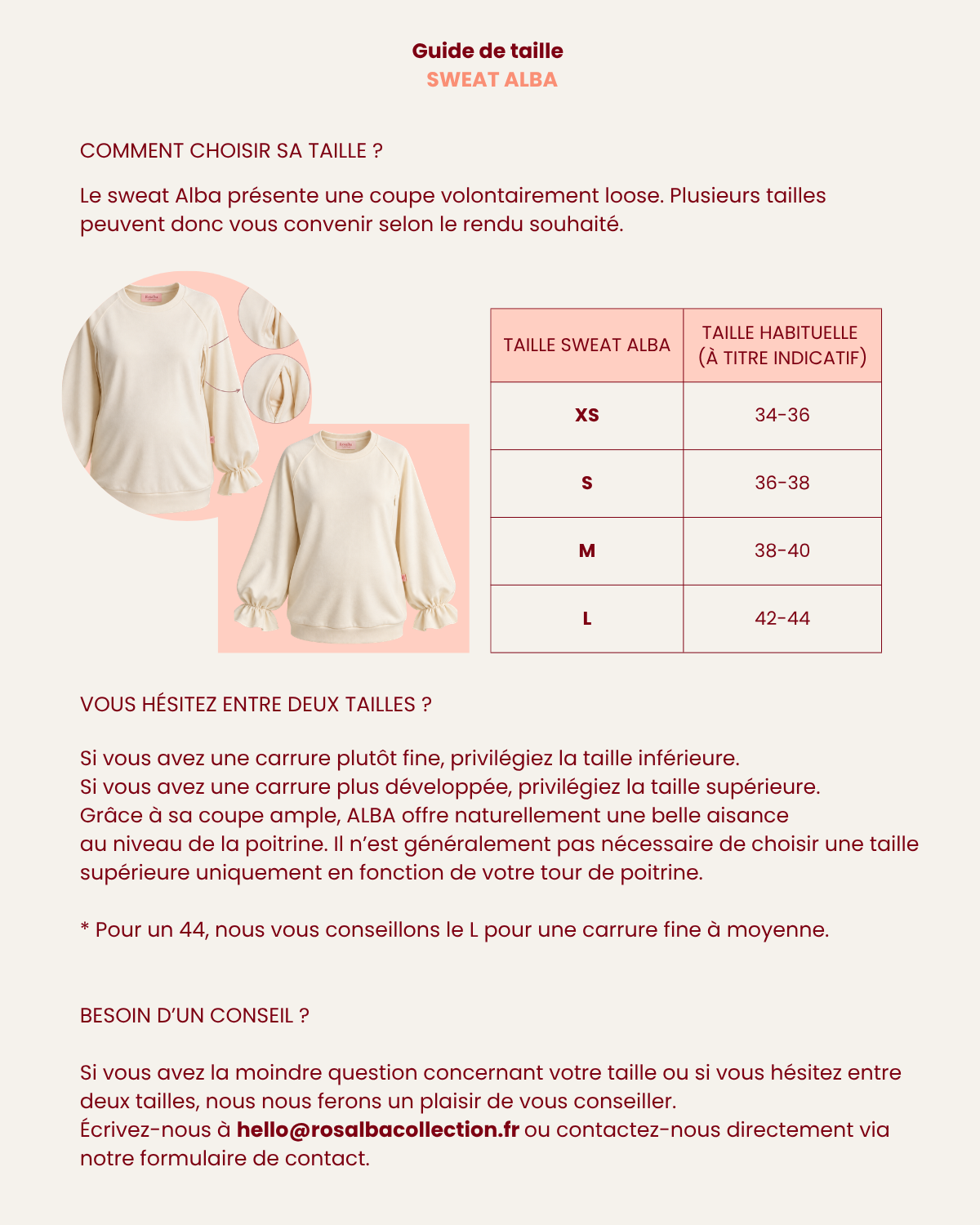 Sweat Alba - Latte – Image 9