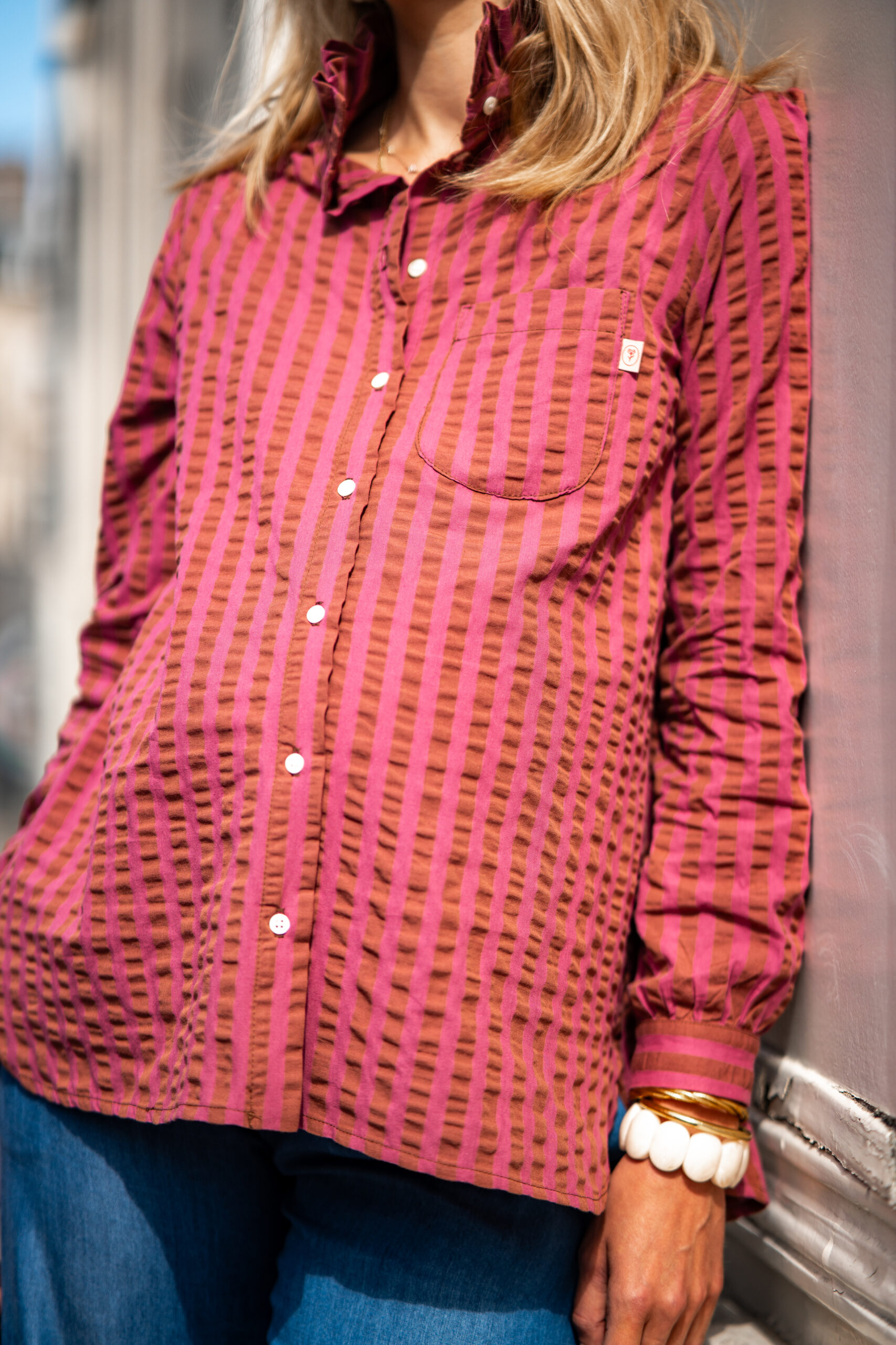 Chemise Garance Berry Stripe